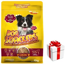 Hundefutter Dog Snackers mit Huhn (mittlere und große Rassen) 10 kg + Überraschung für den Hund