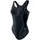 AQUAWAVE Abra Badeanzug - Black / Aqua Splash - M