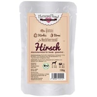HerzensHund Hirsch mit BioGemüse 15 x 130 g