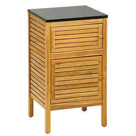 Dehner Schrank Southampton 50 x 50 x 90 cm Holz Schwarz/Hellbraun