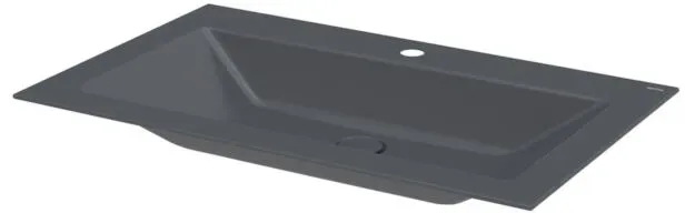 Bette Loft Einbau-Waschtisch A230-400HLW1 80x49,5x10cm, HLW1, raven