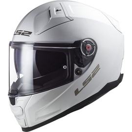LS2 LS2, Vector II Solid Helm, weiss, Größe M