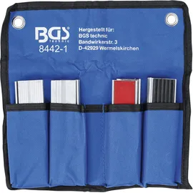 BGS Schraubstock Schutzbacken-Satz Aluminium 125 mm 8-tlg. grau