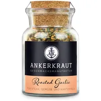 Ankerkraut Roasted Garlic Gewürz, 95g im Korkenglas, gerösteter Knoblauch, Steak-Finisher auch für Kartoffel und Gemüse, Mischung Würzender Zutaten in Premium-Qualität