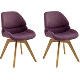 MCA Furniture »Henderson«, Polsterstuhl drehbar mit Nivellierung, mit Feinflor Absetzung, bis 120 kg rot , Maße cm B: 56 H: 90 T: 63