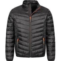 Steppjacke LPO "GILMOUR MELVILLE VII MEN", Herren, Gr. M (50), schwarz, 100% Polyester, sportlich, bequem, Langarm mit innenliegendem Gummizug, Jacken, auch in Großen Größen erhältlich