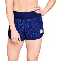 Saysky Damen Flower Pace Shorts 3" blau