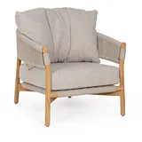 BIZZOTTO Garita Gartensessel 79 x 0 x 87 cm grau