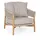 BIZZOTTO Garita Gartensessel 79 x 0 x 87 cm grau