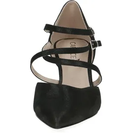 CAPRICE Damen Pumps aus Leder Spitz, Schwarz 38 EU