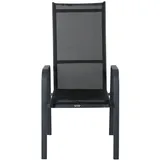VCM Copacabana Gartenstuhl 2er Set 0 x 0 x 0 cm schwarz