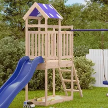 vidaXL Spielturm Braun 52,5 x 110,5 x 215 cm Kiefer