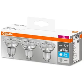 Osram LED Base 4,3W GU10 3er Pack (818415)