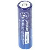 XTAR AA 1,5V 4150mWh 2500mAh Lithium Ionen Akku 50,3x14,3mm, konstant hohe Spannung, besonders geeignet für Wildkameras, Thermostate, Blitzgeräte...