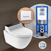 Geberit AquaClean Tuma Comfort Komplett-SET Dusch-WC mit neeos Vorwandelement,, 146290SJ1+16604WH#SET,