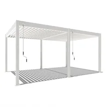pergoline Pavillon Superior 3,6 x 5,3 m Weiß