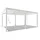pergoline Pavillon Superior 3,6 x 5,3 m Weiß