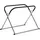 Wiltec Klappbarer Windschutzscheibenständer, höhenverstellbar 80-100 cm, belastbar bis 75 kg, Reparaturständer, Scheibenbock, Lackierständer