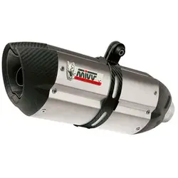 MIVV Suono Auspuffsystem mit EG-BE Edelstahl, Schwarz, Titan