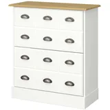 VCM ebuy24 Orienty Schuhschrank 2 Klapptüren Weiß