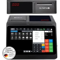 Olympia Registrierkasse T110 Touch für Gastronomie und Handel
