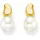 Thomas Sabo Ohrstecker Natural Beauty vergoldet Silber mit Süßwasserzuchtperle