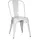 HJH Office Bistrostuhl Vantaggio Comfort Metall weiß