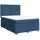 vidaXL Boxspringbett mit Matratze Blau 140x200 cm Stoff