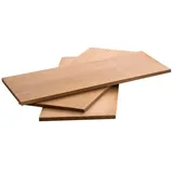 All'Grill Räucherbretter Set 3-tlg. 30 x 12 cm Zeder schwarz