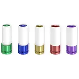 CCLIFE 5-teiliges 1/2" Schlagschrauber-Nuss-Set für Radmuttern