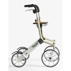 Trust Care Outdoor Rollator Let's Go Out beige/silber