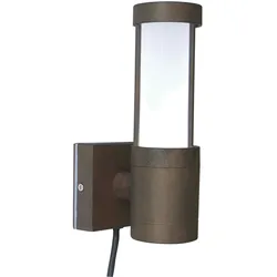 Licht-Erlebnisse Wandaußenleuchte LUICIA Rost Optik Aluminium LED 3W LE57378