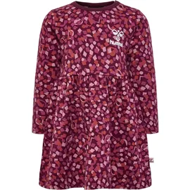 hummel hmlCONFETTI langarm Baby-Kleid 3430 | windsor wine 62