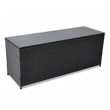 vidaXL Garden-Auflagenbox 150 x 50 x 60 cm Schwarz
