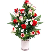 I.GE.A. Kunstpflanze Rosen Rosen, I.GE.A., Höhe 65 cm rot