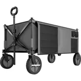 Outsunny Bollerwagen faltbar dunkelgrau