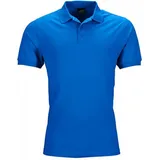 James & Nicholson Elastic Polo Piqué blau 3XL