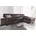 DOMO collection Eckcouch Kunstleder 2-Sitzer Braun