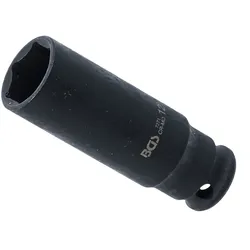 BGS 7271 Kraft Steckschlüsseleinsatz Sechskant tief Antrieb 6,3mm (1/4") SW 12mm