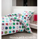 JANINE Mako-Satin Bettwäsche modern art S 42146-09 multicolor