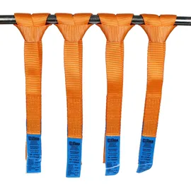 Trutzholm 4x Gurtschlaufen Doppelschlaufen 1750 kg Gurtlast 45 cm Länge 35 mm Breite Zurrschlaufen