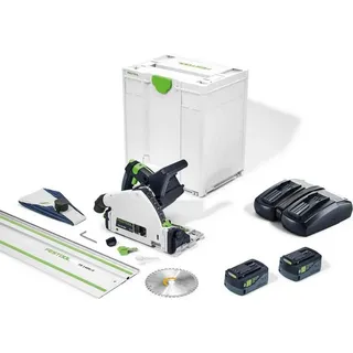 Тauchsäge TSC 55 5,0 KEBI-Plus/XL-FS inkl. 2 x 5 Ah + Führungsschiene + Systainer SYS3