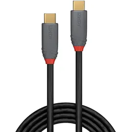 Lindy 36909 7m USB 3.2 Typ C Kabel, 10Gbit/s, 100W PD, Anthra Line