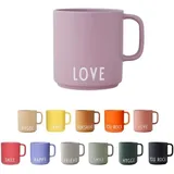 DESIGN LETTERS Kaffeebecher Porzellan Lavendel LOVE 250 Ml | Geschenke für Mama, Muttertagsgeschenke für Mama | Kaffeetasse mit Spruch, Schöne Tassen | Hochzeitsgeschenk, Personalisierte Geschenke