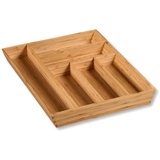 KESPER Besteckkasten, Material: Bambus, Maße: 35 x 43 x 5 cm, Farbe: Braun | 58087 13