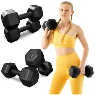 trex sport Kurzhanteln Set 2er Set 10 kg schwarz