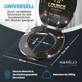 Sanilo WC-Sitz mit Absenkautomatik, VIP Lounge