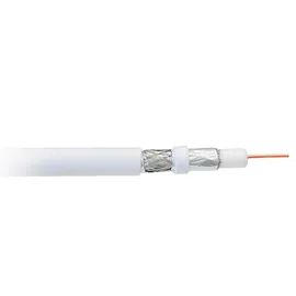 Libox Koaxialkabel 100 m Weiß