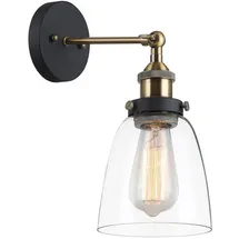 Italux Francis (E27) Schwarz Gold