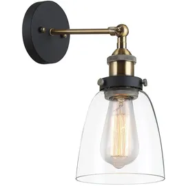 Italux Francis (E27) Schwarz Gold